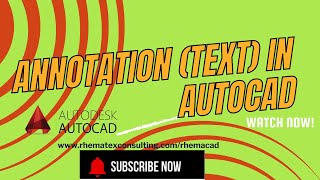 Part 15  Text Annotation in AutoCAD [upl. by Ydnew]