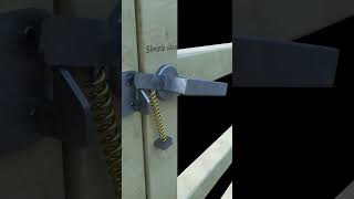 Simple automatic gate latch for barn [upl. by Diaz104]