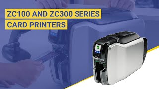 ZC100 and ZC300 Series Card Printers  MultiSystems [upl. by Nilram]