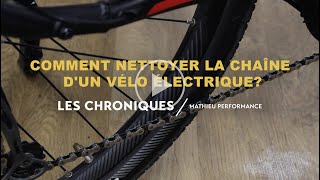 Comment nettoyer la chaîne dun vélo électrique [upl. by Ennaerb]