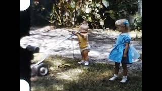 1956 Birthday Party Candace 3 years Tony 1 year old Mollie Lowery [upl. by Annohs]