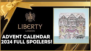 LIBERTY LONDON ADVENT CALENDAR FULL SPOILERS 2024 [upl. by Yeldah]