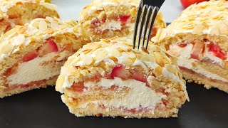 🍎🍎🍎 Neues Apfelkuchen Rezept Mehr Äpfel als Teig Super cremiger Apfelkuchen in 15 Minuten [upl. by Naiditch]