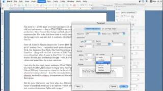 Using Microsoft Word  How to Adjust amp Change Line Spacing in Microsoft Word [upl. by Paulson]