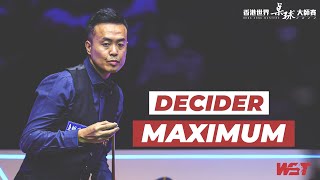 Marco Fu Makes Stunning 147 In A Decider vs John Higgins  Hong Kong Masters 2022 [upl. by Ahsatniuq]