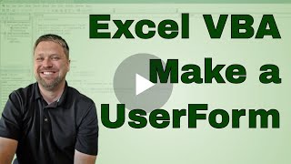 Excel UserForm Automate Your Data Entry  CODE INCLUDED [upl. by Orfield131]