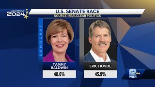 Tammy Baldwin and Eric Hovde face off in crucial Senate debate [upl. by Laucsap968]