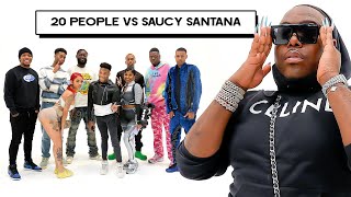 20 MEN VS 1 RAPPER SAUCY SANTANA with Shamar  Finding Bae Ep 1 [upl. by Suiramaj273]