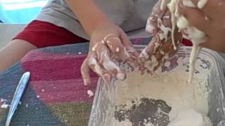 Handson Science Oobleck Cornstarch and Water [upl. by Bonnie]