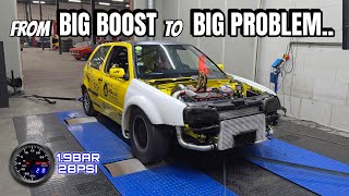 VR6 TURBO on 19Bars of BOOST [upl. by Earvin]