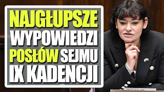 Najgłupsze wypowiedzi posłów IX kadencji Sejmu 20192023 [upl. by Glialentn]