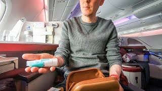 Is Qatar Airways business class TOO formal A380 CDGDOH [upl. by Grati]