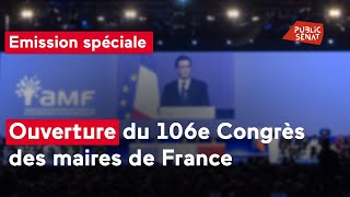 Direct 🔴 Emission spéciale  ouverture du 106e Congrès des maires [upl. by Atinet533]