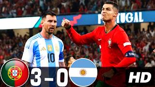 Portugal vs Argentina 30  RONALDO vs MESSI  All Goals and Highlights [upl. by Weiman152]