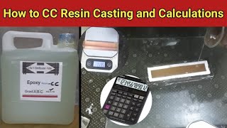 Resin  How to resin casting and resin calculations  CC Resin  Polyester  Epoxy [upl. by Bertold]