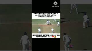 hanuma vihari batting with one hand 🥵 dedication of the player 🙏 [upl. by Raynata215]