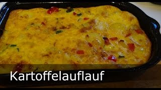 Kartoffelauflauf mit Zucchini und Paprika  extrem lecker [upl. by Myrvyn258]