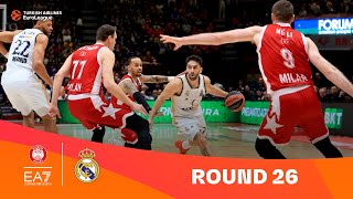 EA7 Emporio Armani MilanReal Madrid  Round 26 Highlights  202324 Turkish Airlines EuroLeague [upl. by Ysabel]