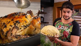 FRANGO ASSADO EM 1KG DE MANTEIGA 😱  Receitas Internéticas  Mohamad Hindi [upl. by Cornall]