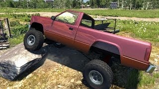 BeamNG DRIVE Alpha  D15 Pickup Truck with Live Axle Off Road [upl. by Eimma]