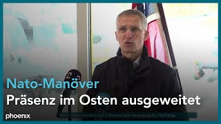 Jens Stoltenberg zum Besuch des NatoManövers quotCold Responsequot am 250322 [upl. by Mavra775]