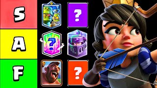 I Ranked EVERY Card in the Clash Royale Tier List [upl. by Kcirrek]