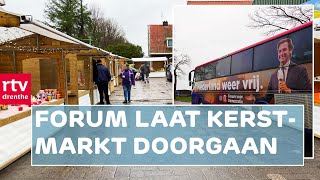 Illegale kerstmarkt Wijster wordt demonstratie amp lockdown mokerslag ondernemers  19 december 2021 [upl. by Asilegna]