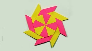 How to make a paper Transforming Ninja Star [upl. by Palm]