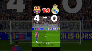 FC Barcelona VS Real Madrid Laliga Match Penalty Challenge🥵🥶efootball football pes fifa cr7 bd [upl. by Heindrick]