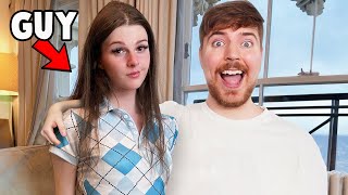 I Met MrBeast Dressed As A Girl [upl. by Emile]