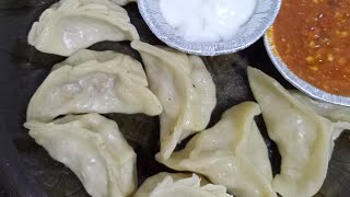 Chicken Momos Chicken Dumpling Streamed Momos Without Steamer [upl. by Dreddy]