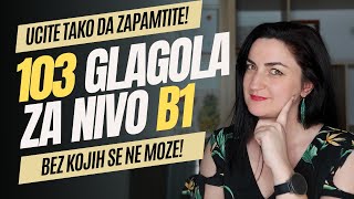 B1 GLAGOLI U TRI NAJVAZNIJA OBLIKA [upl. by Joshi]