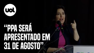 Tebet diz que Bolsonaro é ‘insensível’ e anuncia planejamento ‘Lula pediu pobre no orçamento’ [upl. by Naara550]