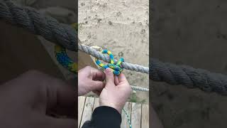 Bull Hitch Practical and Durable Lashing Technique knottying [upl. by Yllop736]