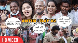 ANTIM  The Final Truth HONEST Public Review  Day 02 Saturday  Salman Khan Aayush Sharma [upl. by Aurelio]