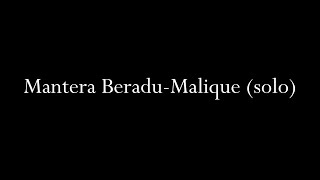 Mantera Beradu  MaliqueSolo karaoke version [upl. by Vassar]