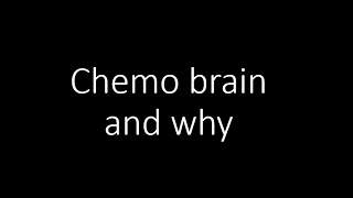 Brain fog related to chemotherapy and why it happens [upl. by Ahseuqal]