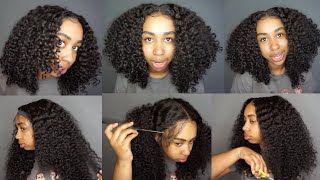 WIG  Asteria Hair Curly 136 Frontal Wig Install amp Review [upl. by Aerb]