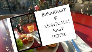 Breakfast  Montcalm East Hotel Shoreditch [upl. by Ssegrub]