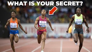 Shelly Ann Fraser Pryce REVEALS Her Secret  2022 100m Post Race Reaction Interview Zurich 1065 [upl. by Franchot]