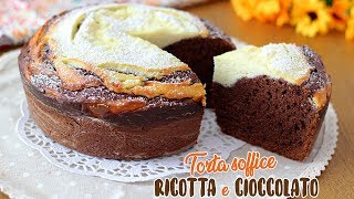 TORTA SOFFICE RICOTTA E CIOCCOLATO  Ricetta Facile  Ricotta and chocolate cake [upl. by Intihw]