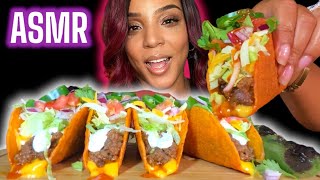 ASMR MUKBANG  Crunchy Nacho Cheesy Tacos  Nene’s Eats ASMR  Eating Show [upl. by Eiralih727]