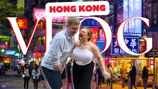 3 days in Hong Kong🇭🇰  Eateries Nightlife and Busy Streets [upl. by East352]