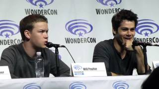 Dylan OBrien and Will Poulter talk about working with Kaya Scodelario [upl. by Lowson]