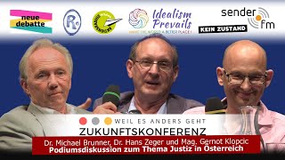 Justiz in Österreich – Dr Michael Brunner Dr Hans Zeger Mag Gernot Klopcic [upl. by Assilrac]