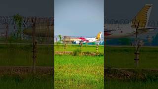 Gulf Air take off from Sialkot international airport ✈️❤️ shorts pardesi travel airport fly [upl. by Euqinamod]