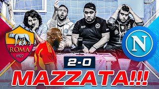 😓 MAZZATA ROMA 20 NAPOLI  LIVE REACTION NAPOLETANI HD [upl. by Anaibaf]