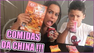 EXPERIMENTANDO COISAS DA CHINA COM UMA CRIANÇA [upl. by Elston476]