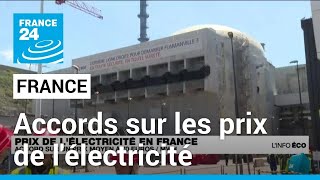 France  lEtat et EDF saccordent sur un prix de lélectricité • FRANCE 24 [upl. by Genevra]