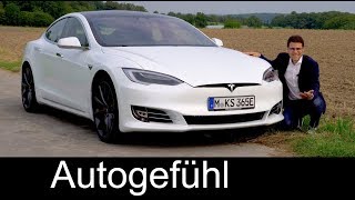 Tesla Model S p100d FULL REVIEW with acceleration test amp range experience  Autogefühl [upl. by Nylesoj]